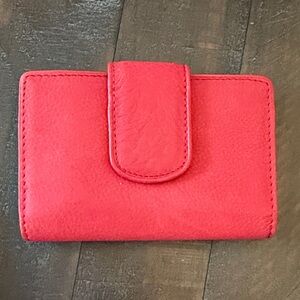 P&Y Denim Red Wallet